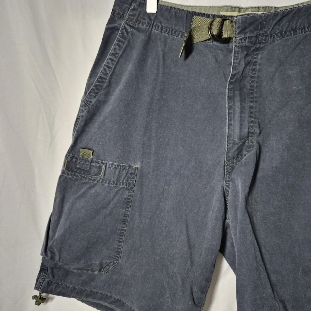 Vintage American Eagle Cargo Shorts Men's Size 33 Faded Navy Blue